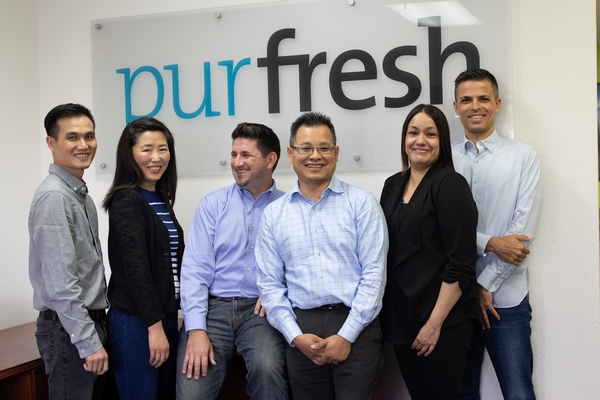 Purfresh headquarters management team, San Francisco California.