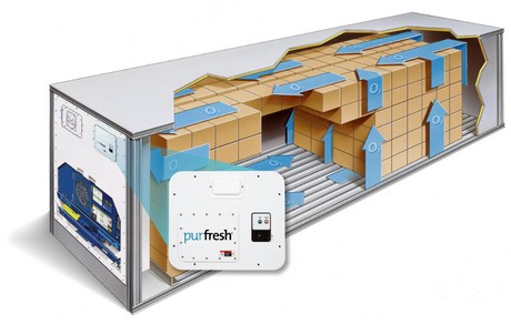 Ozone container flow